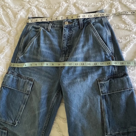 ARITZIA DENIM FORUM 90’s Millie Hi-Rise Cargo Jeans Women's Size 27 - Picture 13 of 15